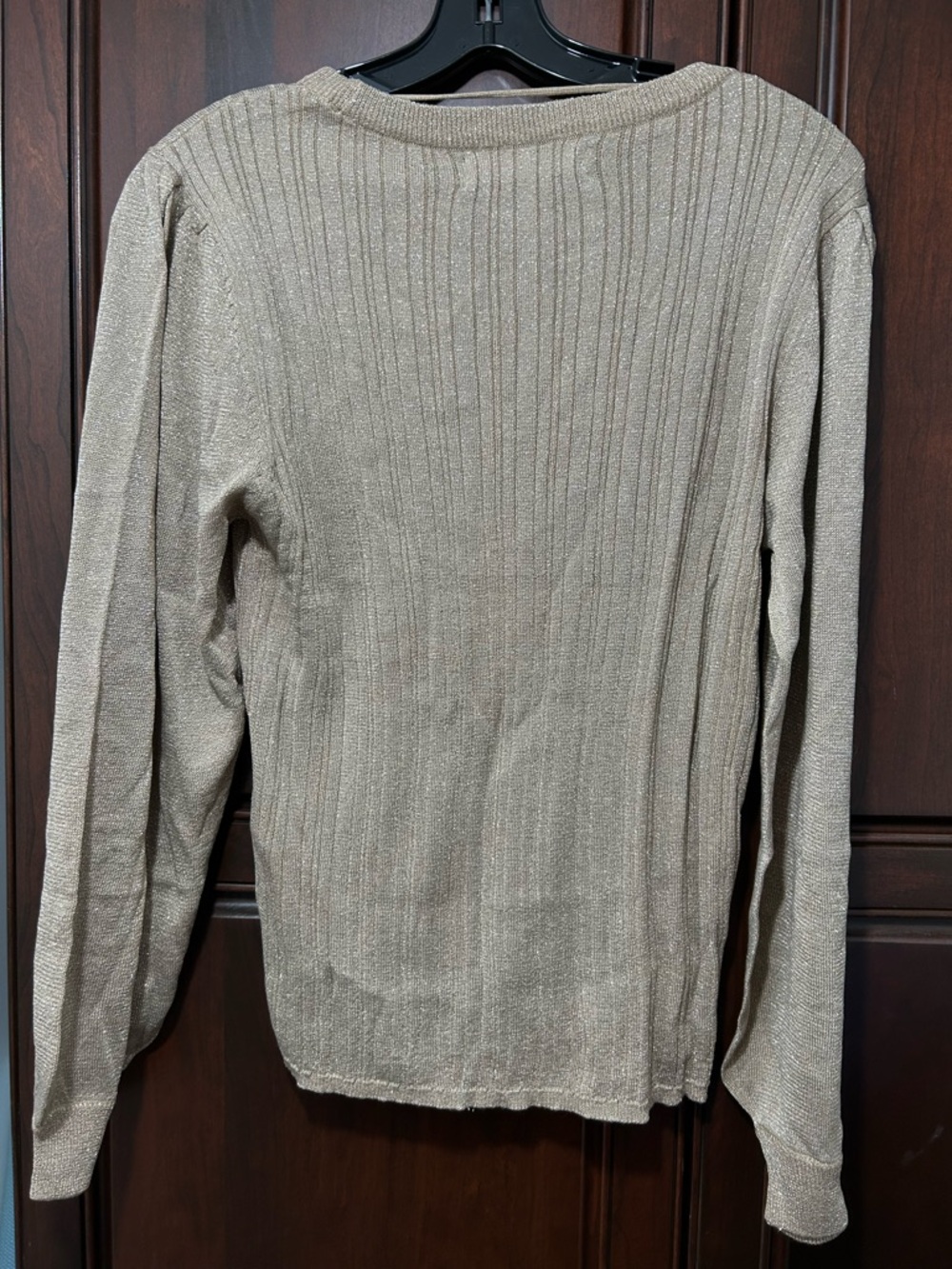 Vero Moda Women’s Ribbed Shimmer Sweater - Picture 2 of 4